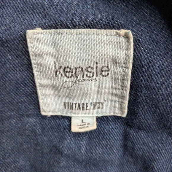 Kensie Blue Denim Jean Jacket - Picture 4 of 4